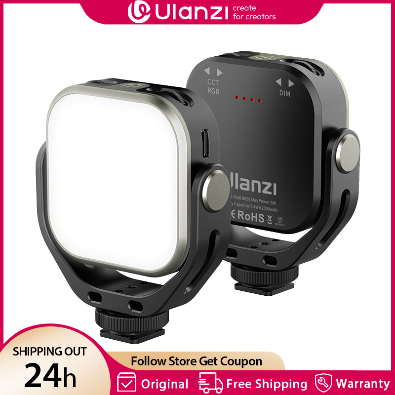 Photography Umbrella Lights - Lampu Video Ulanzi VL66 RGB 2500-6500K