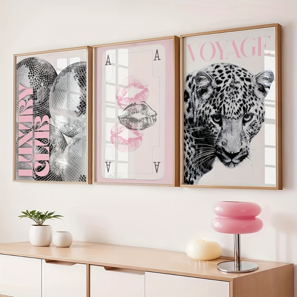 Photography Trend - 3 Buah Poster Kanvas Mode Galeri