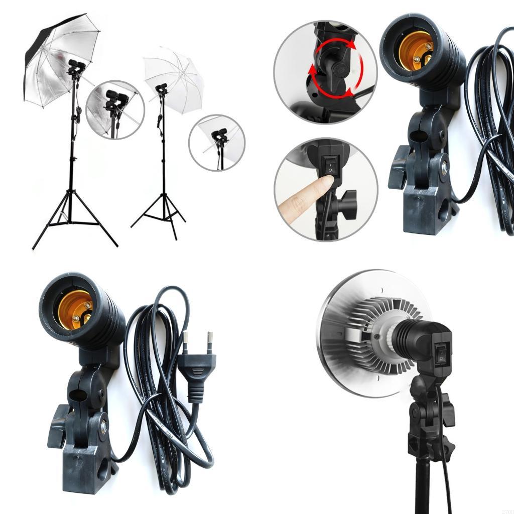 Photography Umbrella Lights - E27 Light Stand Payung Reflektor Dukungan