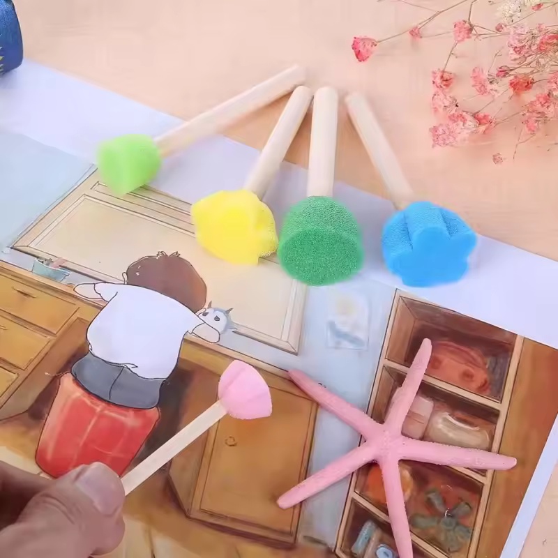 5 Buah Stempel Spons Bunga War - Photography Technique ulasan dan harga