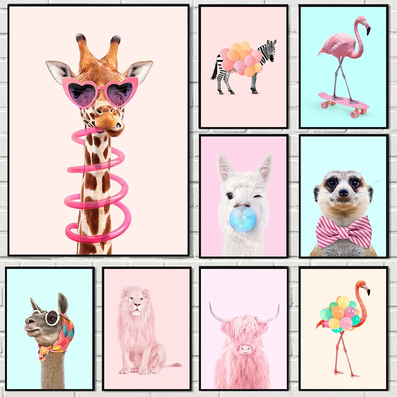Poster Pesta Flamingo Zebra Je - Photography Trend ulasan dan harga