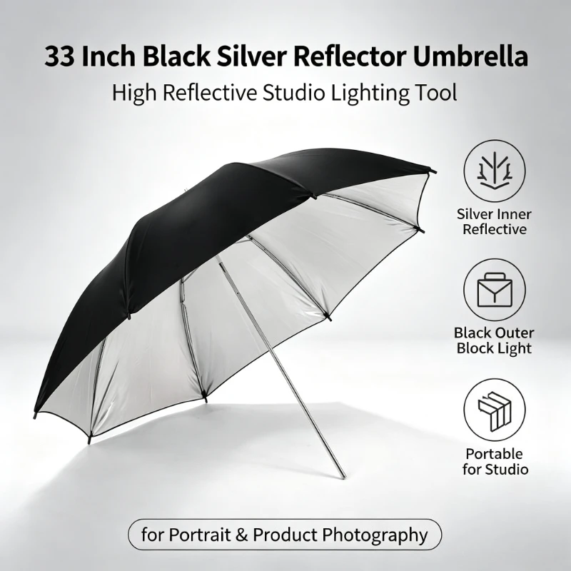 Payung Reflektif Hitam Tahan L - Photography Umbrella Lights ulasan dan harga