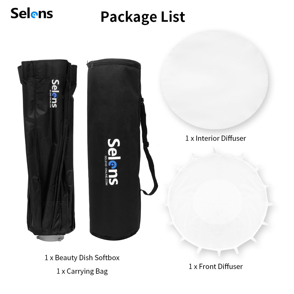 Selens 85Cm Payung Radar Softb - Photography Umbrella Lights ulasan dan harga