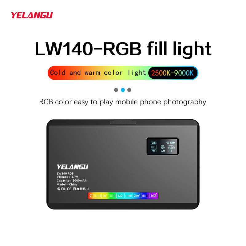 YELANGU lampu Video LED RGB, l - Photography Umbrella Lights ulasan dan harga