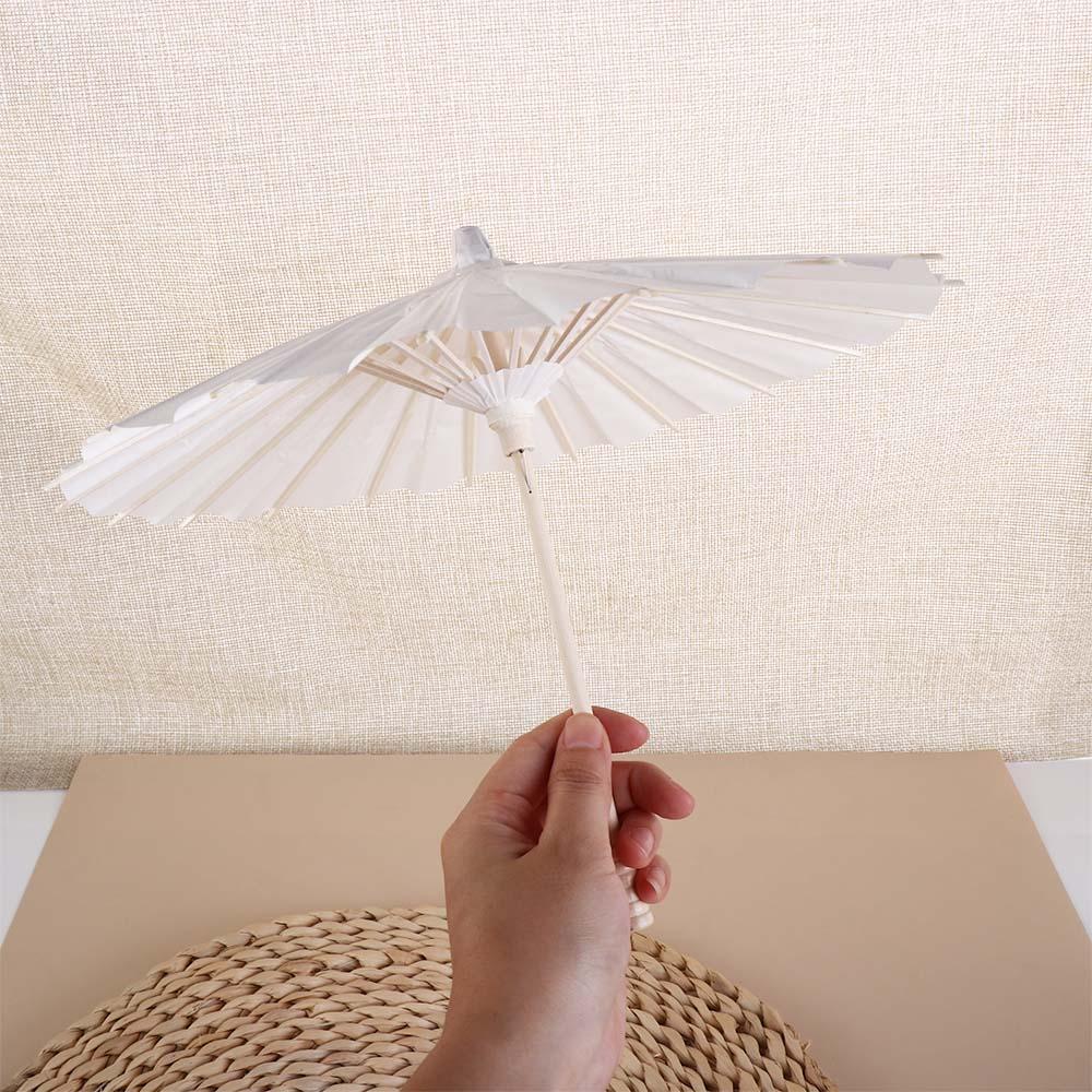 Payung Kertas Dekoratif Putih  - Photography Umbrella ulasan dan harga