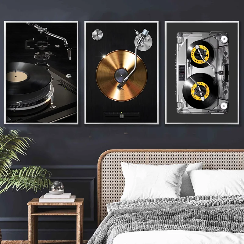 Poster Kanvas DJ Turntable Kas - Photography Trend ulasan dan harga