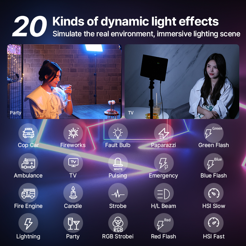Ulanzi LT003 15W RGB Lampu Vid - Photography Umbrella Lights ulasan dan harga