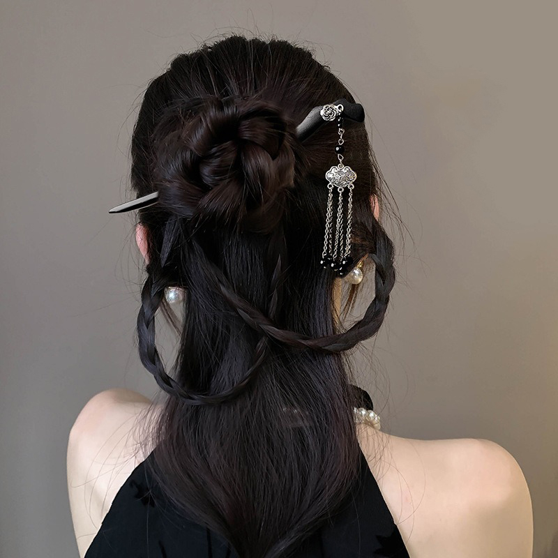 1 Buah Jepit Rambut Kayu Lukis - Photography Trend ulasan dan harga